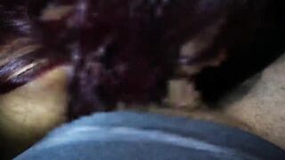 seducing the Uber driver Outside squirt  sex without condom