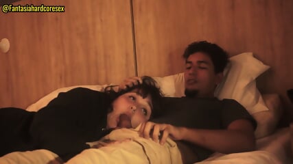 Stepsister Swallows My Penis After Watching The Movie