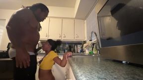 Petite Jamican girl's deepthroat & anal in Houston