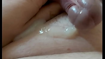 My creamy hands free cum