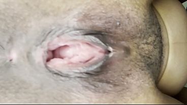 Hairy Pink Pussy Facesit