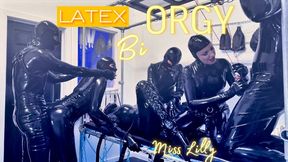 Latex Bi Orgy Part 2! Feat Miss Lilly