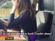 FemaleFaketaxi Busty blonde licks her first pussy