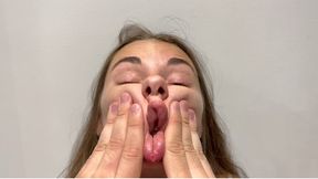 Cheek Squishing & Face Deformation (custom video) part 2