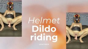 leather helmet riding