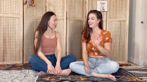 Superbowl bet FOOT WORSHIP - NATASHA TY & INDICA JANE HIDEF MOV