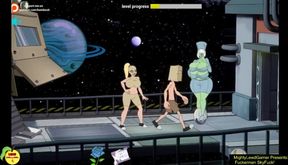 Futanari alien 3some destroys nerdy glasses game hentai sex robot