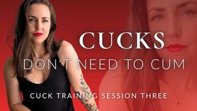 Cucks Don't Cum: Cuck Training Session Three