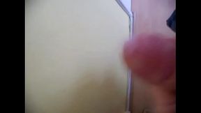 CUM hitting the wall