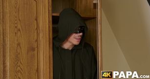 Maya Sinn takes a real fat dick from her girlfriends stepdad