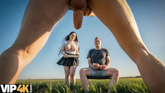 Big titted Wendy Marvell loses anal virginity for money in outdoor pickup