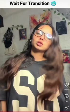 Desi Indian GF teases with big tits