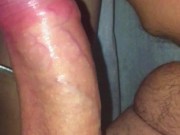 NO HANDS BLOWJOB & SELF SUCK CREAMPIE