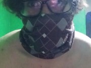 Your newbie femboy try to review the Chisa Happy Cup ( cheap masturbator) and get his ass showed