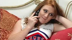 Tattooed redhead princess rides a horny pike