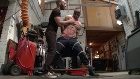 Bonding With A Muscled Mechanic