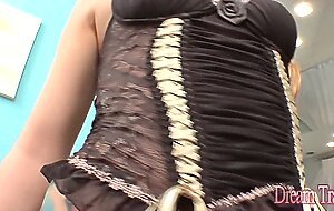 Beautiful TS Blonde Carla Cardille Bends for a Good Ass Pounding