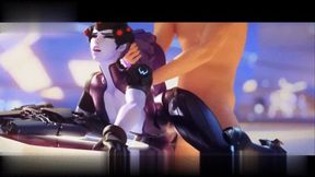 WIdowmaker gets fucked in different poses