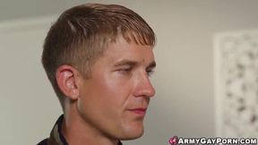 Brandon Anderson And Carter Woods In Hot Army Man Fucked His Friend