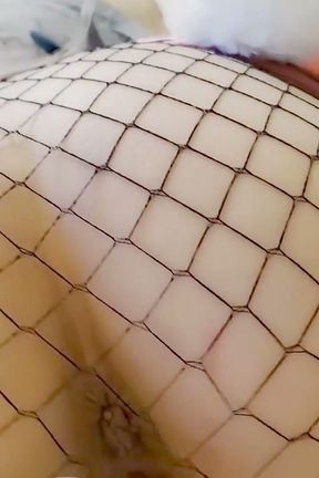 Latex Bunny Suit Vibes on Hairy Pussy