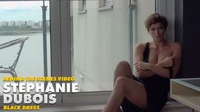 Stephanie Dubois Black Dress Behind The Scenes Video