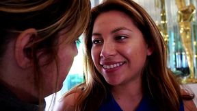 maple lee eats daisy leon s hairy pussy and ass