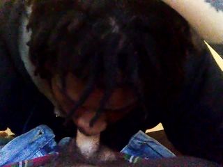 POV Ebony Queen Sucks out a Soul