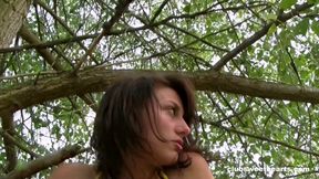 Lucy Finds a Good Spot to Play with Her Pussy