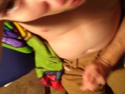 Me jacking off with dick through fly 10-20-2021