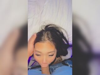 Back room mad sexy sloppy blow job and banging lustful oriental POV MISSIONARY