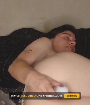 Caught Step-sister Playing with Herself.