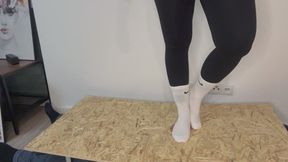 #18 Cock Trample Cum in Nike Socks