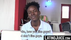 LatinoJuice.com - Nico & Nicolas - Straight Jamaican Nico gobbles my dick then procee