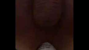 Big Bottle Anal Fun With Gay Amateur Masturbation