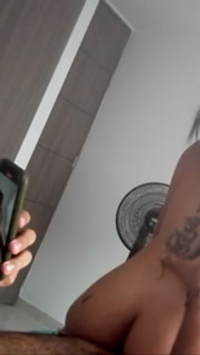 I fuck my horny neighbor and she asks me to make a video.