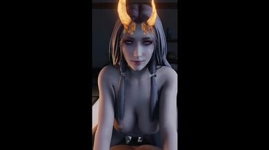 deep pov gcraw mc crawls up my pov cock nioh miyoshino 3d animated cartoon tits chokes