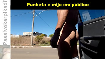 Rua movimentada &eacute_ igual a tes&atilde_o nas alturas, mijo, exibicionismo e safadeza