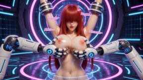 Shermie Kof Bondage Arena - Robotic Restraints & Intense Solo Orgasm