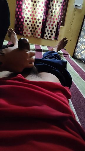 Indian Desi Village Bhabhi Sucking Dick of Her Lover and Cumshot