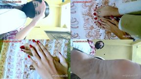 Ms Malika POV Dirty Feet Lick -1