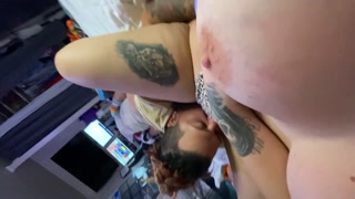 Blonde Shoe Model With Huge Ass And Tits Gets Fucked Raw