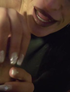 Deepthroat Gagging MILF Unleashes Outdoor Piss Fountain