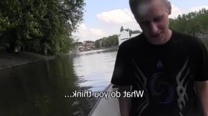 juicy Czech twink goes for a boat trip with stranger