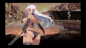 lythia sigil of lust [ hard hentai game ] ep.4 the slut succubus is giving handjob to criminal in the public street !