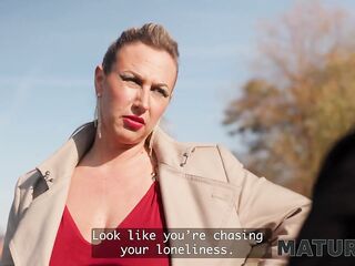 MATURE4K. Nerd tries Large Breasts for the 1st time