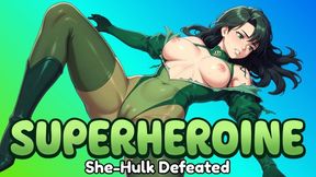 SUPERHEROINES - She-Hulk Smashing Into Laboratory, Hit With Gas That Turns Rage Into Slutty Heat, Then Pressing Body Against You Before Getting Titfucked and Destroyed in Pussy and Ass (Erotic Audio)