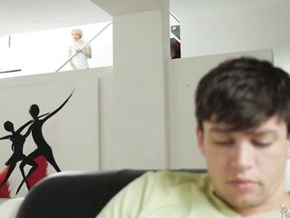Hawt Stepmom Fantasizes About Riding Her Stepson's Thick Penis