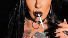 Black Lips, Leather, Metal, and Smoke - Audible Inhales and Exhales - Dunhill Menthol 100