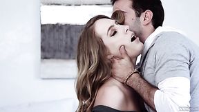 Sucking cock is great but wet pussy of alluring beauty needs missionary