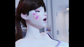 Deep throat queen Dva goes wild in cowgirl rodeo romp, gets it good
